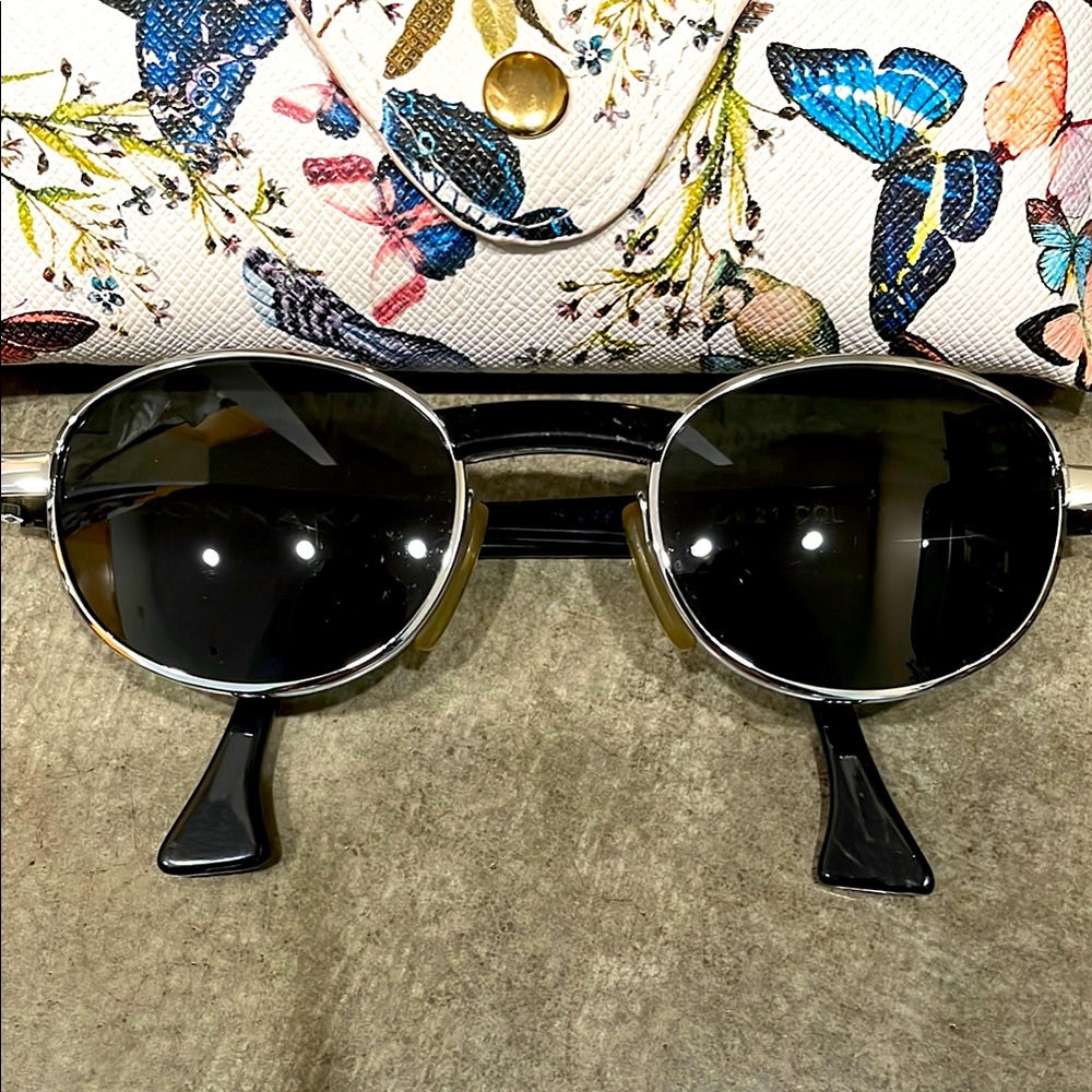 Donna Karan Silver rim Sunglasses